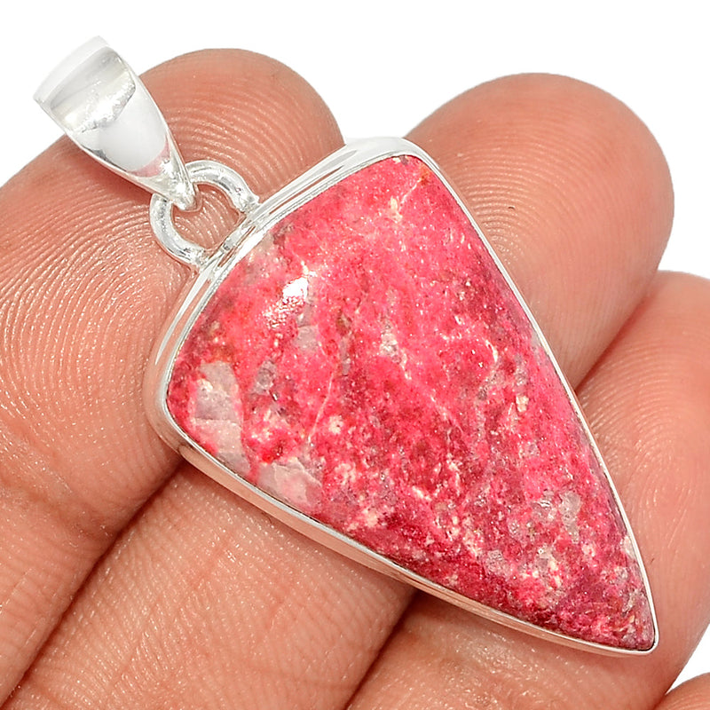13.7" Pink Thulite Pendants - PKTP472
