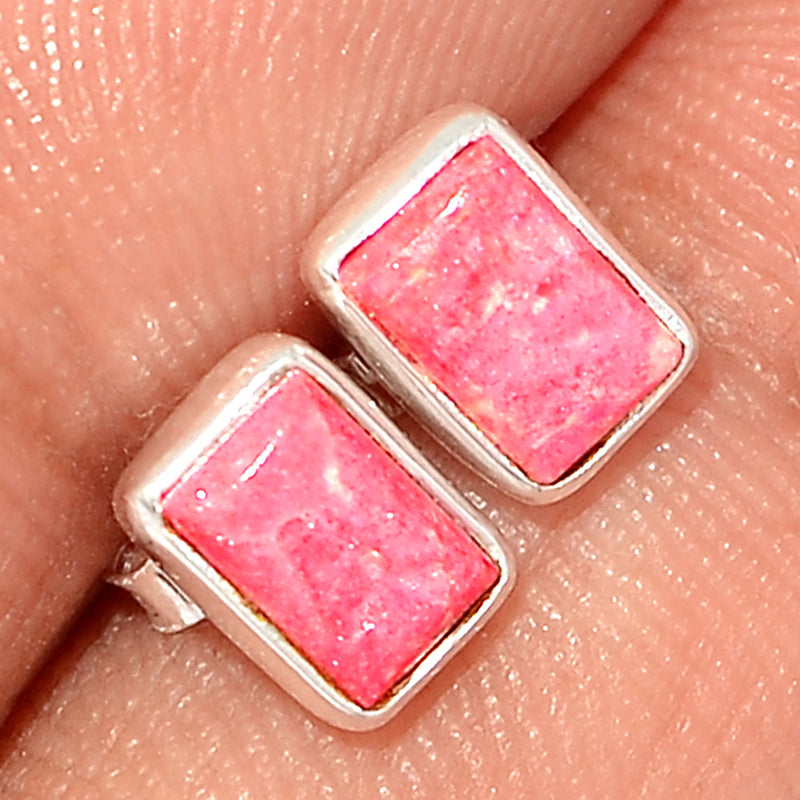 Pink Thulite Studs - PKTS21