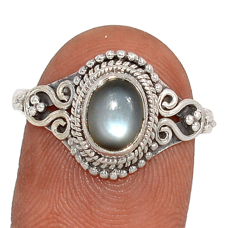 Small Filigree - Sri Lankan Moonstone Ring - PMSR370