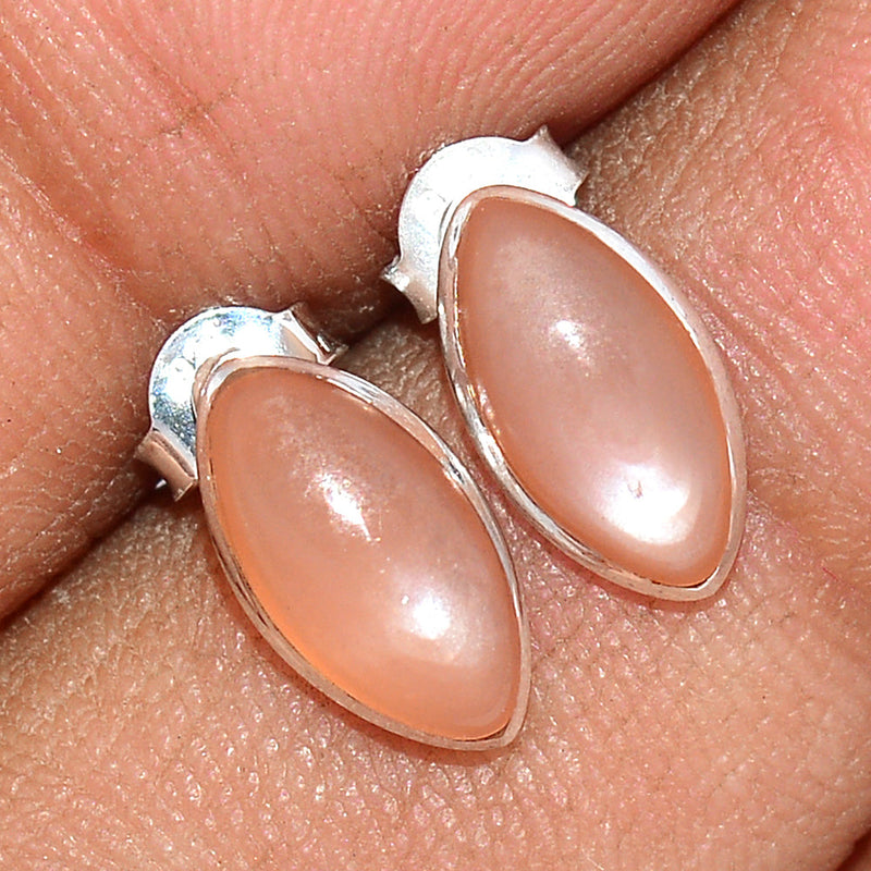 Sri Lankan Moonstone Studs - PMSS145