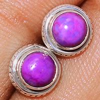 Purple Mohave Turquoise Studs-PMTS100