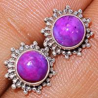 Purple Mohave Turquoise Studs-PMTS104
