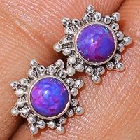 Purple Mohave Turquoise Studs-PMTS114