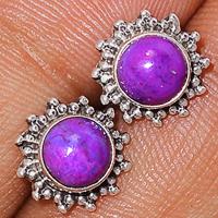 Purple Mohave Turquoise Studs-PMTS41