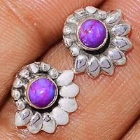 Purple Mohave Turquoise Studs-PMTS47