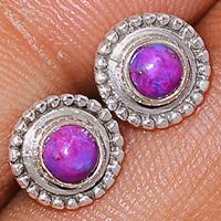 Purple Mohave Turquoise Studs-PMTS55