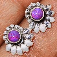 Purple Mohave Turquoise Studs-PMTS67