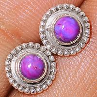 Purple Mohave Turquoise Studs-PMTS89