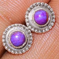 Purple Mohave Turquoise Studs-PMTS94