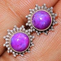 Purple Mohave Turquoise Studs-PMTS96