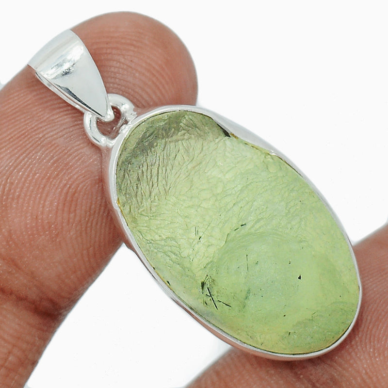 1.5" Prehnite Druzy Pendants - PNDP200