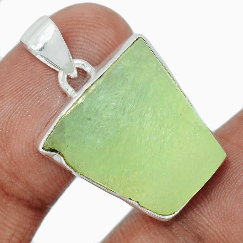 1.2" Prehnite Druzy Pendants - PNDP205