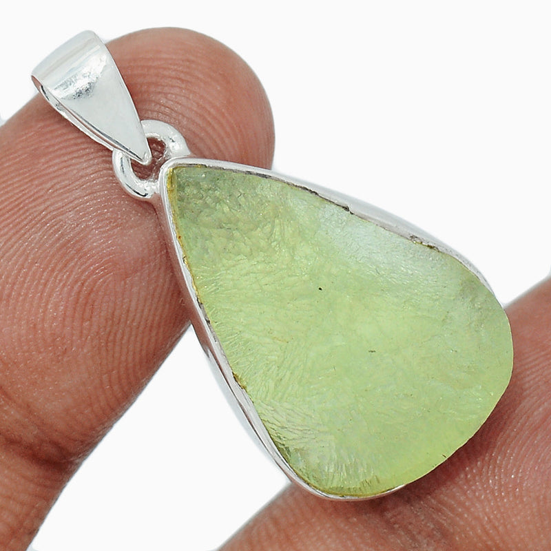 1.3" Prehnite Druzy Pendants - PNDP209