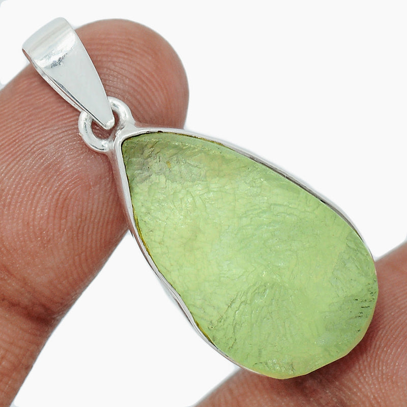 1.6" Prehnite Druzy Pendants - PNDP211