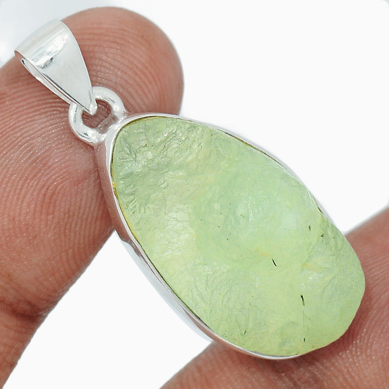 1.5" Prehnite Druzy Pendants - PNDP215