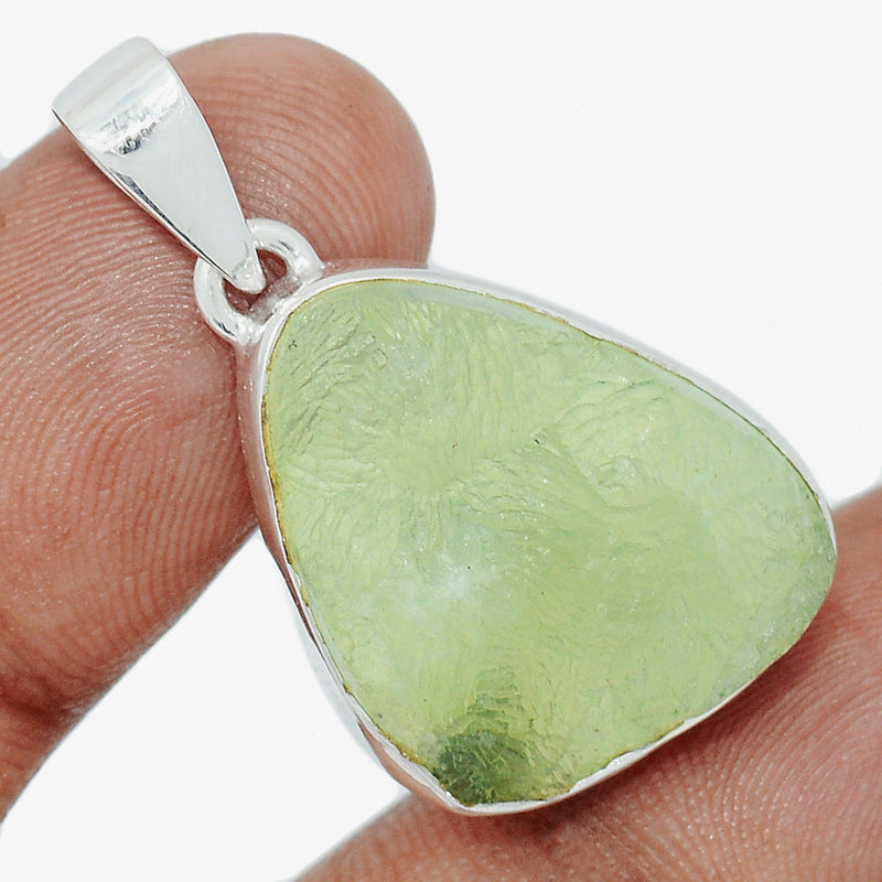 1.3" Prehnite Druzy Pendants - PNDP222