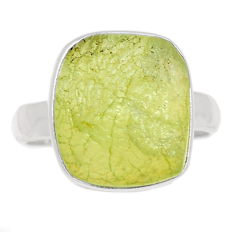 Prehnite Druzy Ring - PNDR123