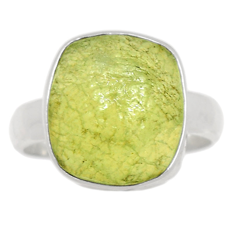 Prehnite Druzy Ring - PNDR124