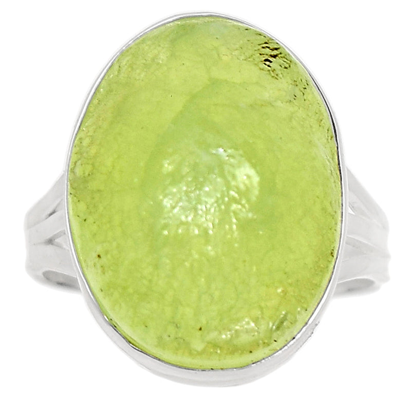 Prehnite Druzy Ring - PNDR127