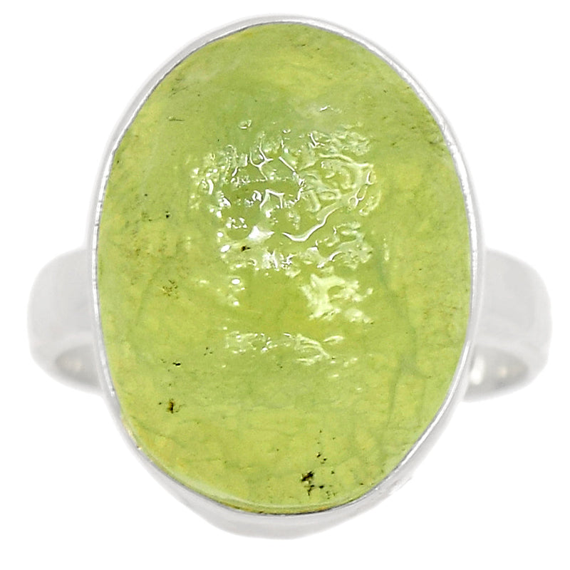 Prehnite Druzy Ring - PNDR129