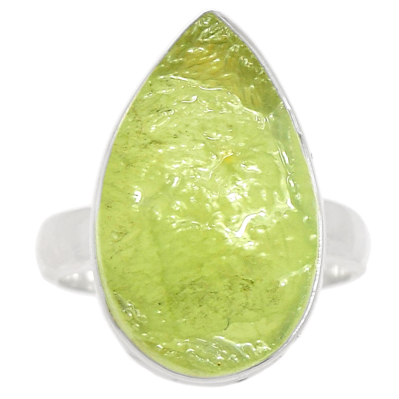 Prehnite Druzy Ring - PNDR130