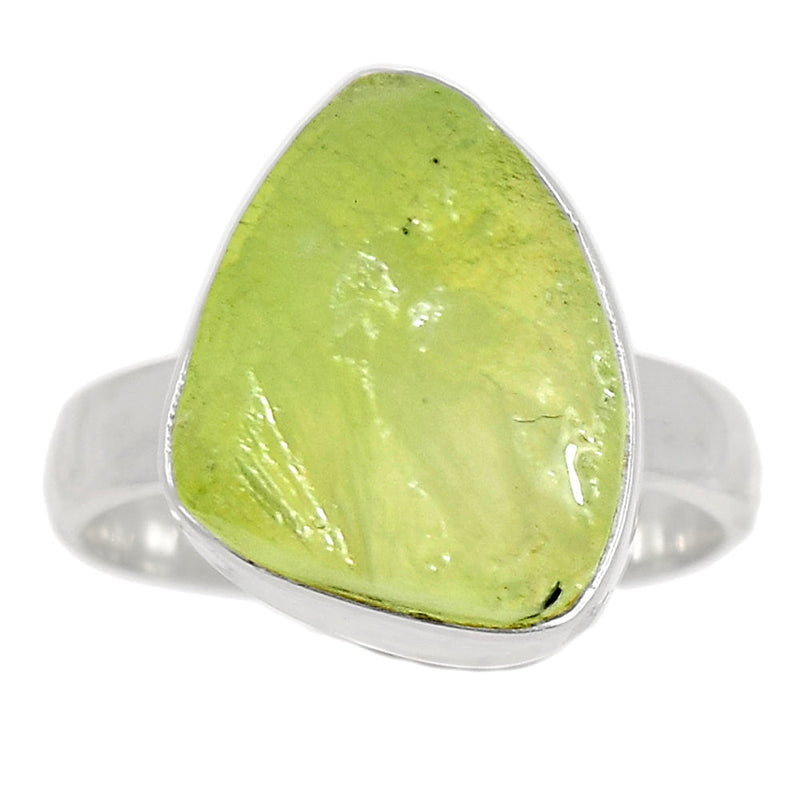 Prehnite Druzy Ring - PNDR132