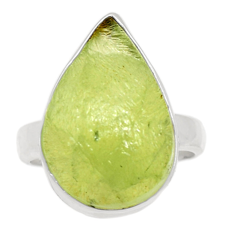 Prehnite Druzy Ring - PNDR137