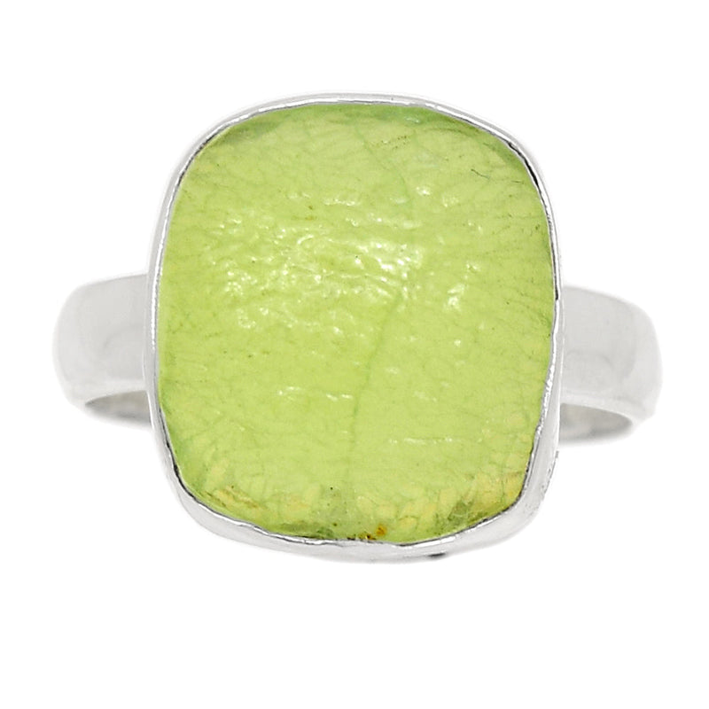 Prehnite Druzy Ring - PNDR141