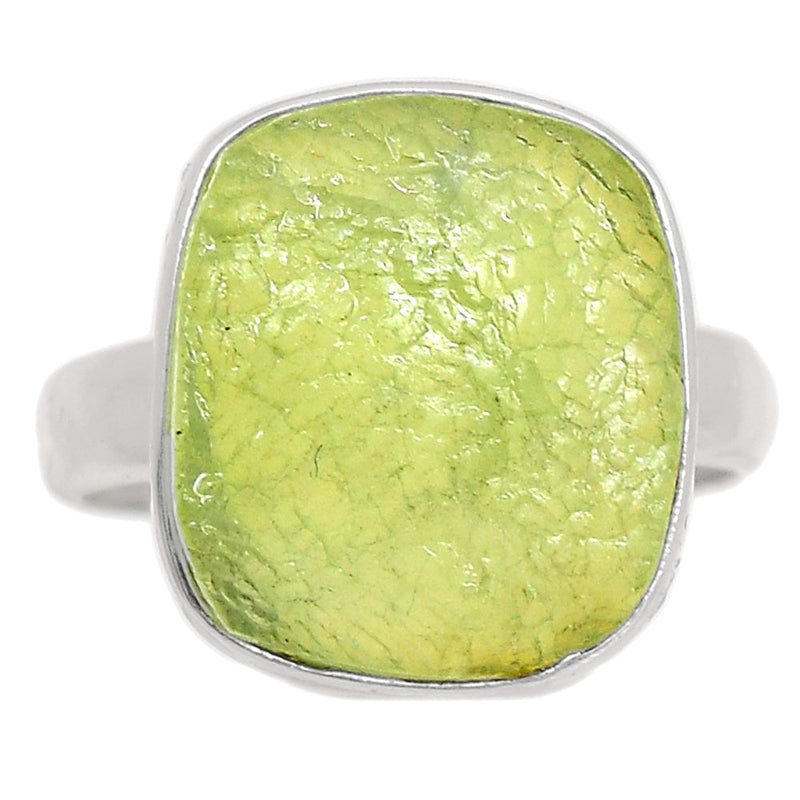 Prehnite Druzy Ring - PNDR142