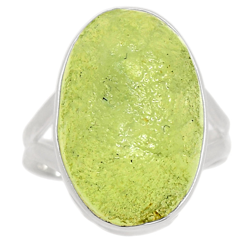 Prehnite Druzy Ring - PNDR143