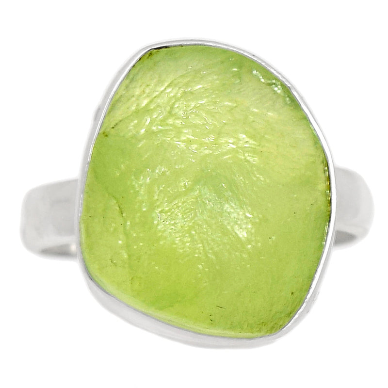 Prehnite Druzy Ring - PNDR145