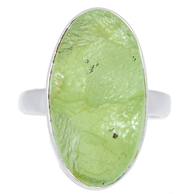 Prehnite Druzy Ring - PNDR151