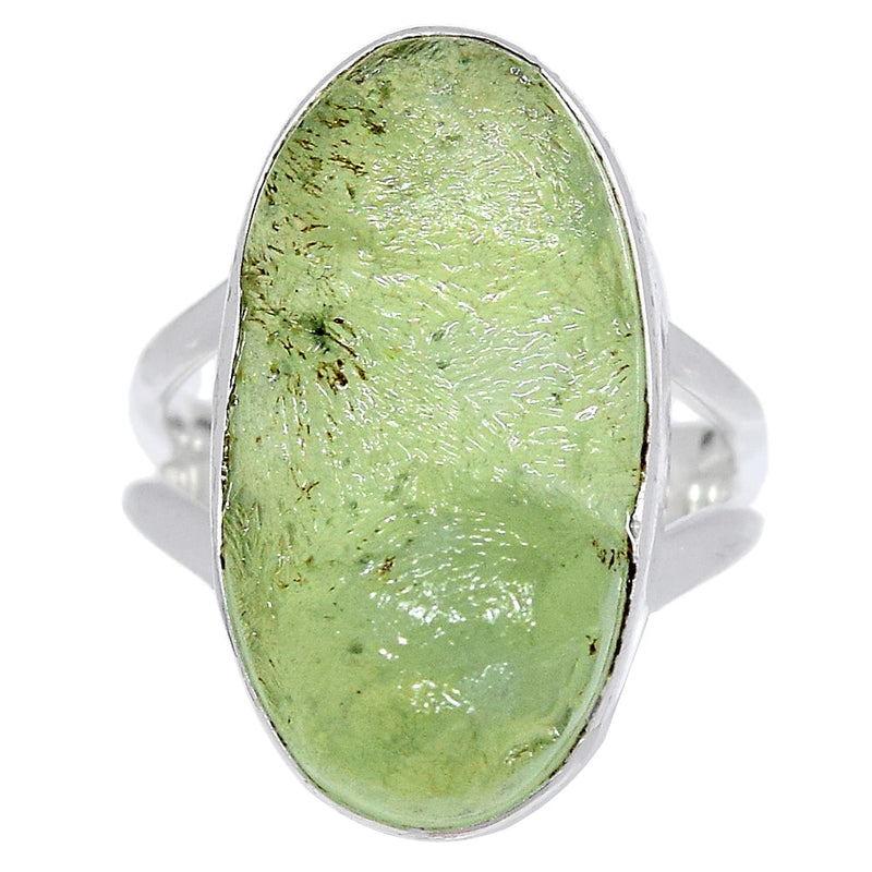 Prehnite Druzy Ring - PNDR154