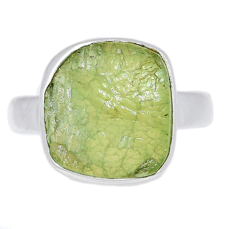 Prehnite Druzy Ring - PNDR155