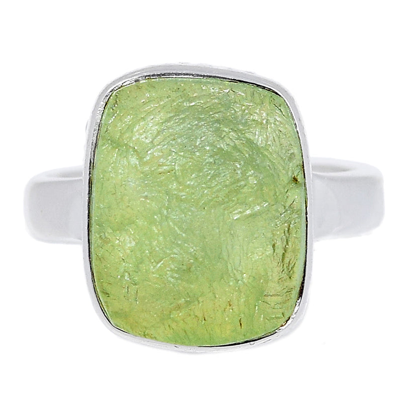 Prehnite Druzy Ring - PNDR158