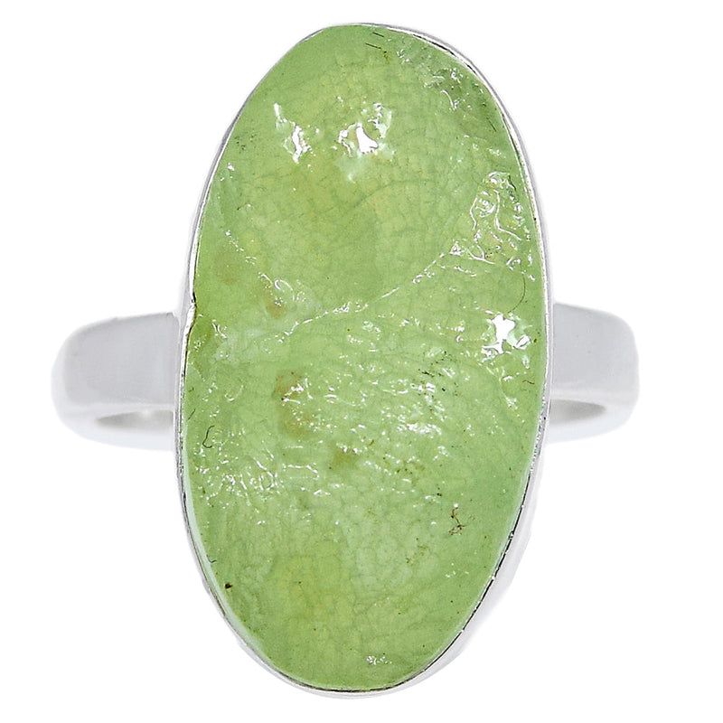 Prehnite Druzy Ring - PNDR163