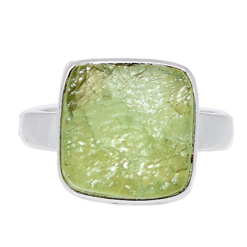 Prehnite Druzy Ring - PNDR164