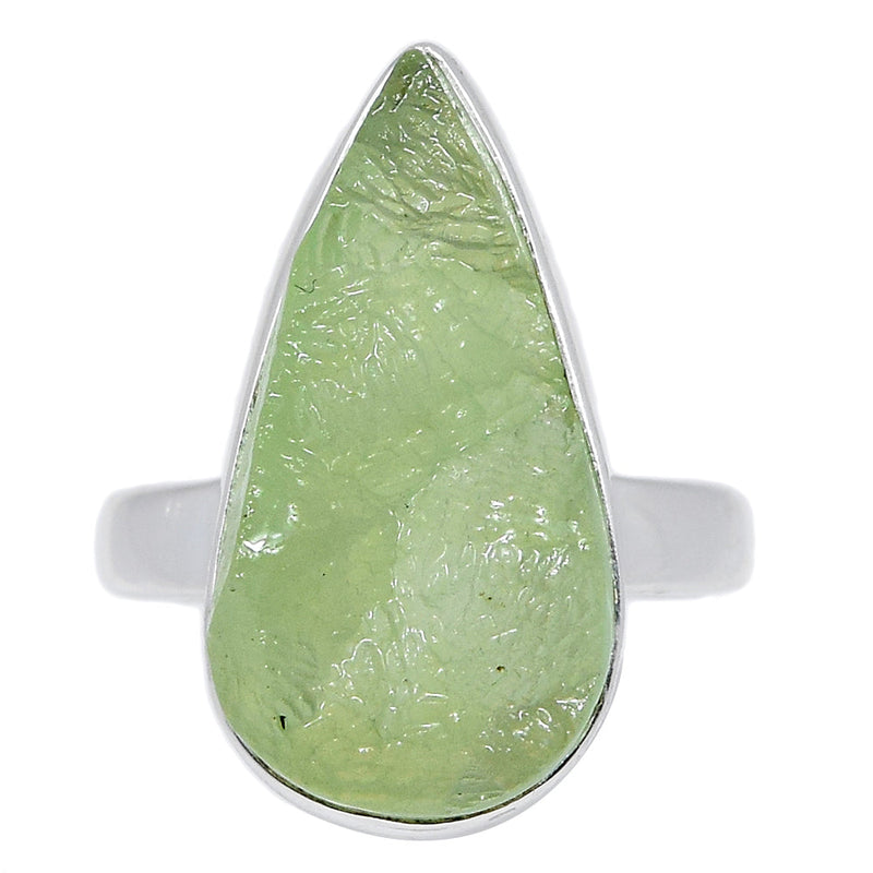Prehnite Druzy Ring - PNDR175