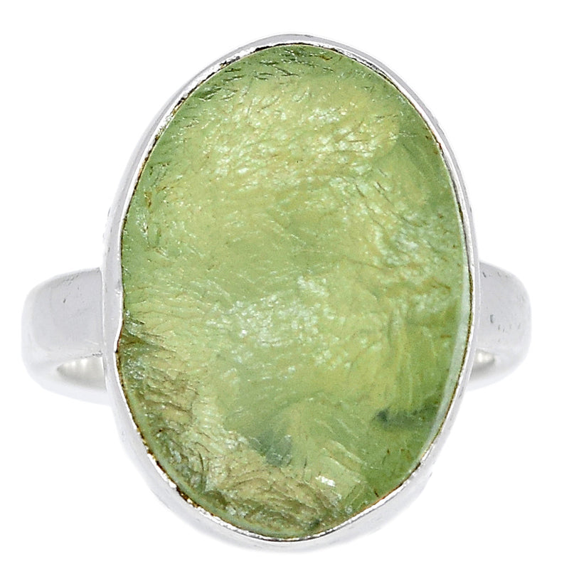Prehnite Druzy Ring - PNDR176