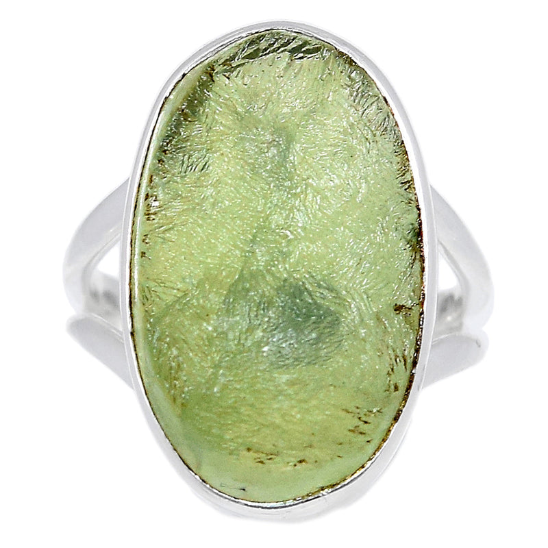 Prehnite Druzy Ring - PNDR178