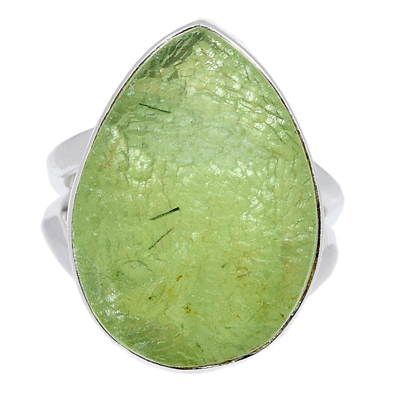 Prehnite Druzy Ring - PNDR181