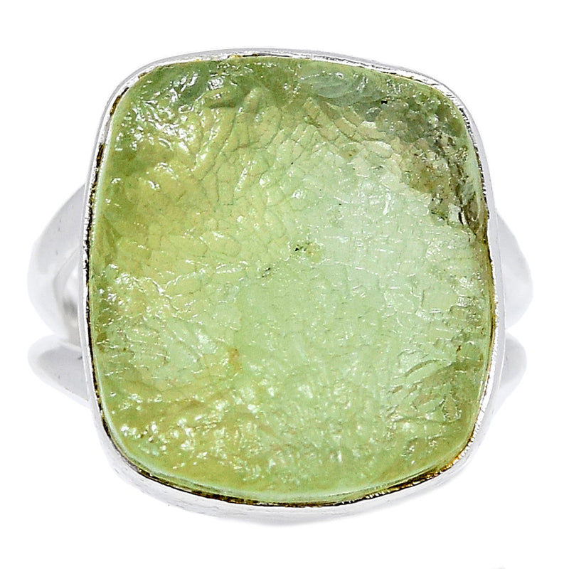 Prehnite Druzy Ring - PNDR184