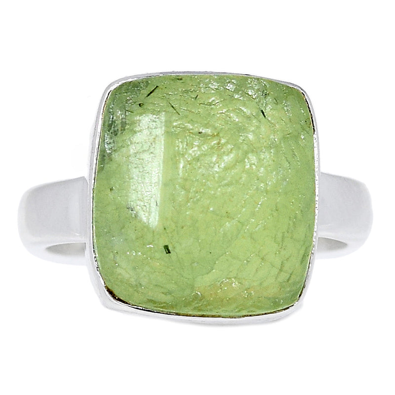 Prehnite Druzy Ring - PNDR185