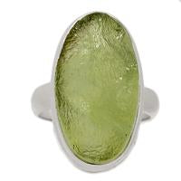 Prehnite Druzy Ring - PNDR19