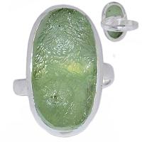 Ajustable Ring - Prehnite Druzy - PNDR52