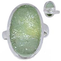 Ajustable Ring - Prehnite Druzy - PNDR59