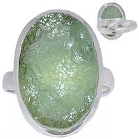 Ajustable Ring - Prehnite Druzy - PNDR60