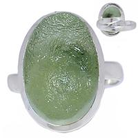 Ajustable Ring - Prehnite Druzy - PNDR61