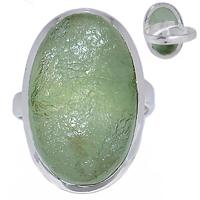 Ajustable Ring - Prehnite Druzy - PNDR62