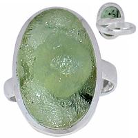 Ajustable Ring - Prehnite Druzy - PNDR66